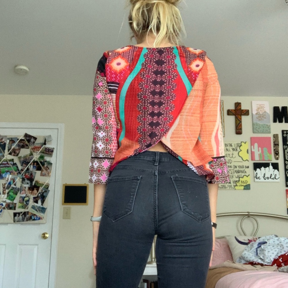 patterned blouse - Picture 2 of 2